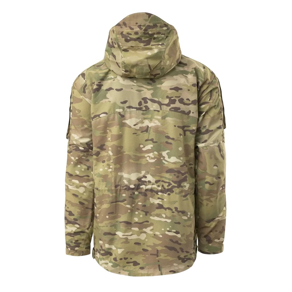 Chaqueta cortavientos TRACER COYOTE en camuflaje con múltiples bolsillos