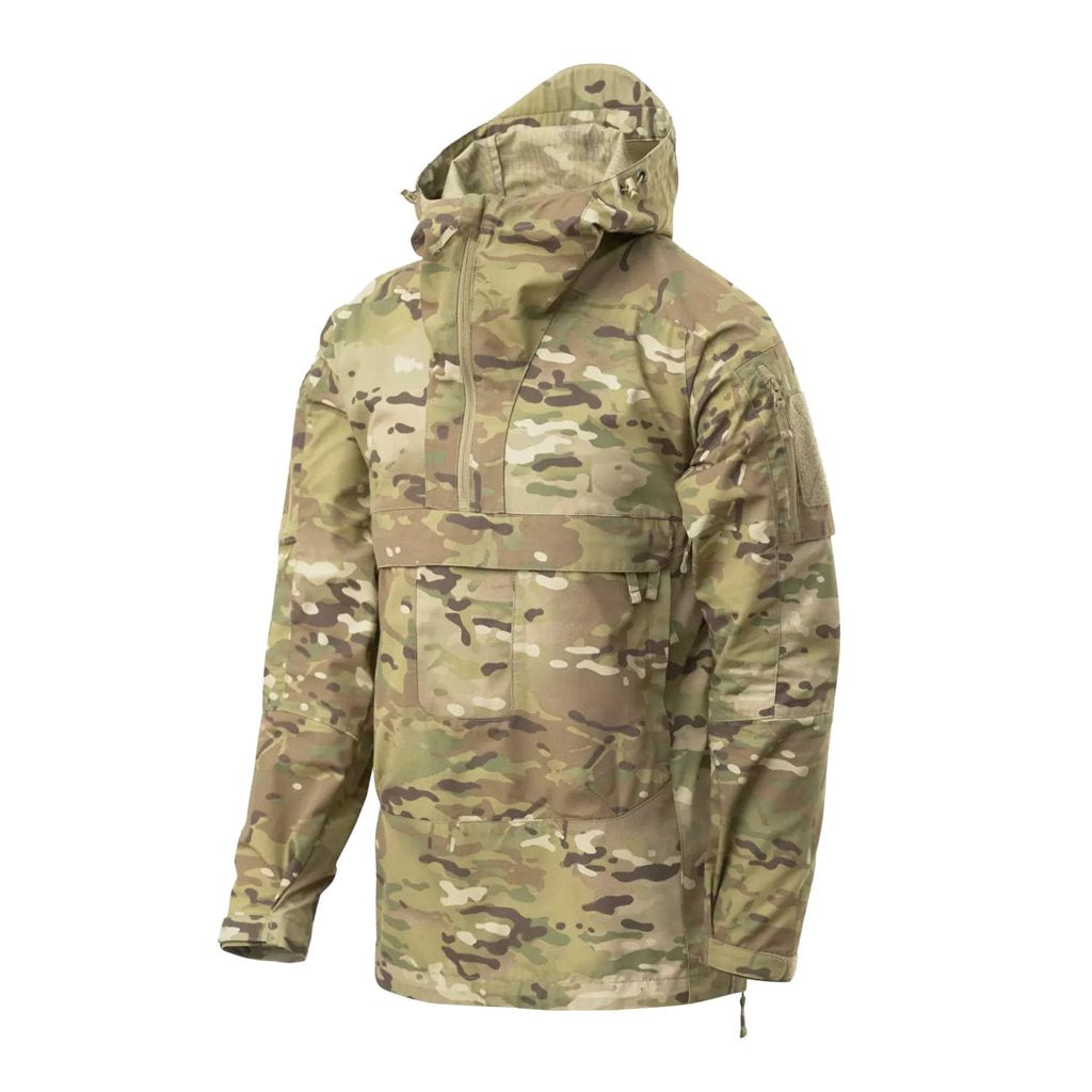 Chaqueta cortavientos TRACER COYOTE en camuflaje con múltiples bolsillos