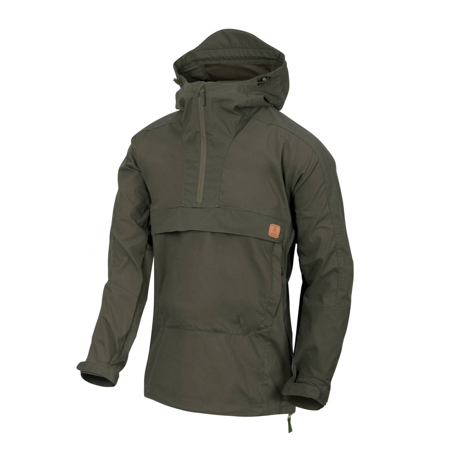 Chaqueta cortavientos WOODSMAN con capucha y tres bolsillos