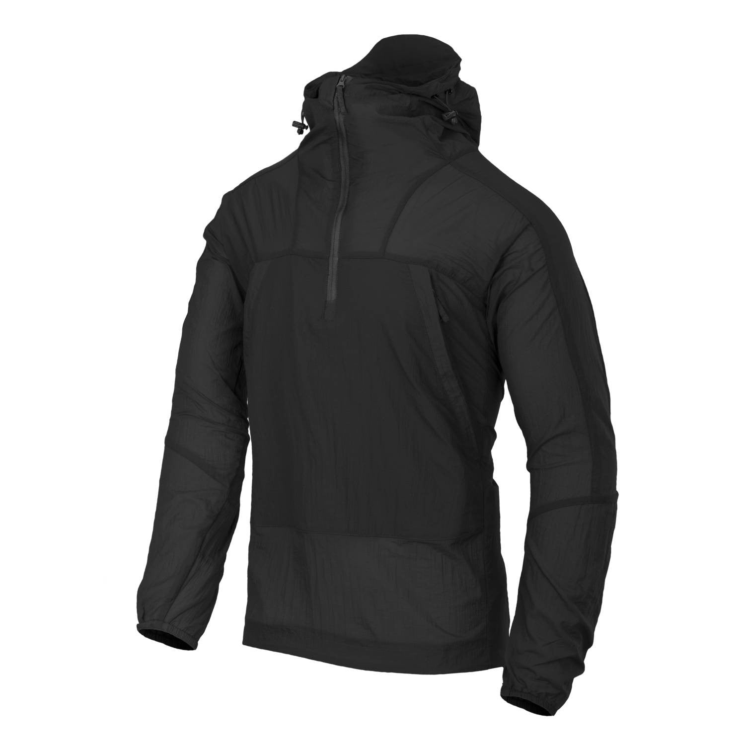 Cortavientos Windrunner Windpack negro de Helikon-Tex, vista frontal