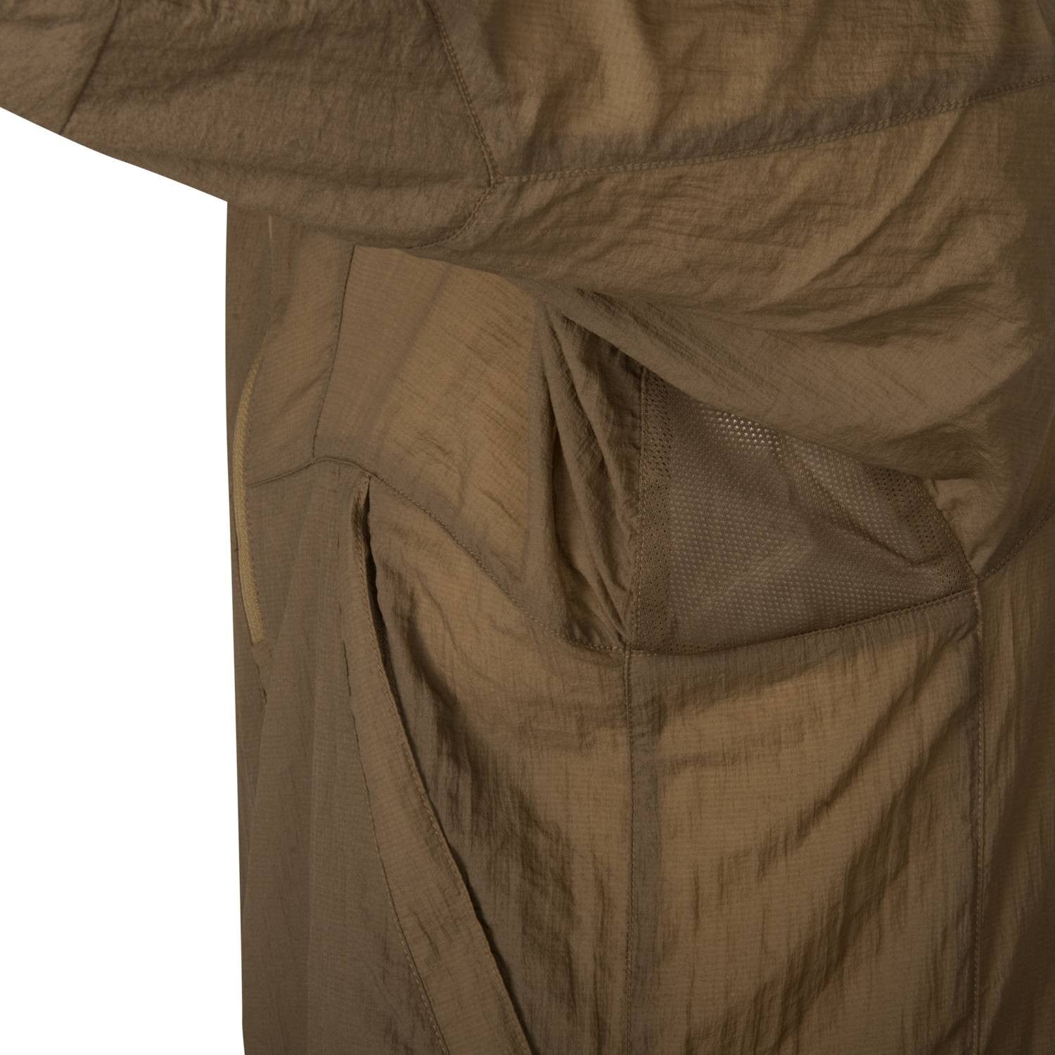 Cortavientos Windrunner Windpack Coyote de Helikon-Tex