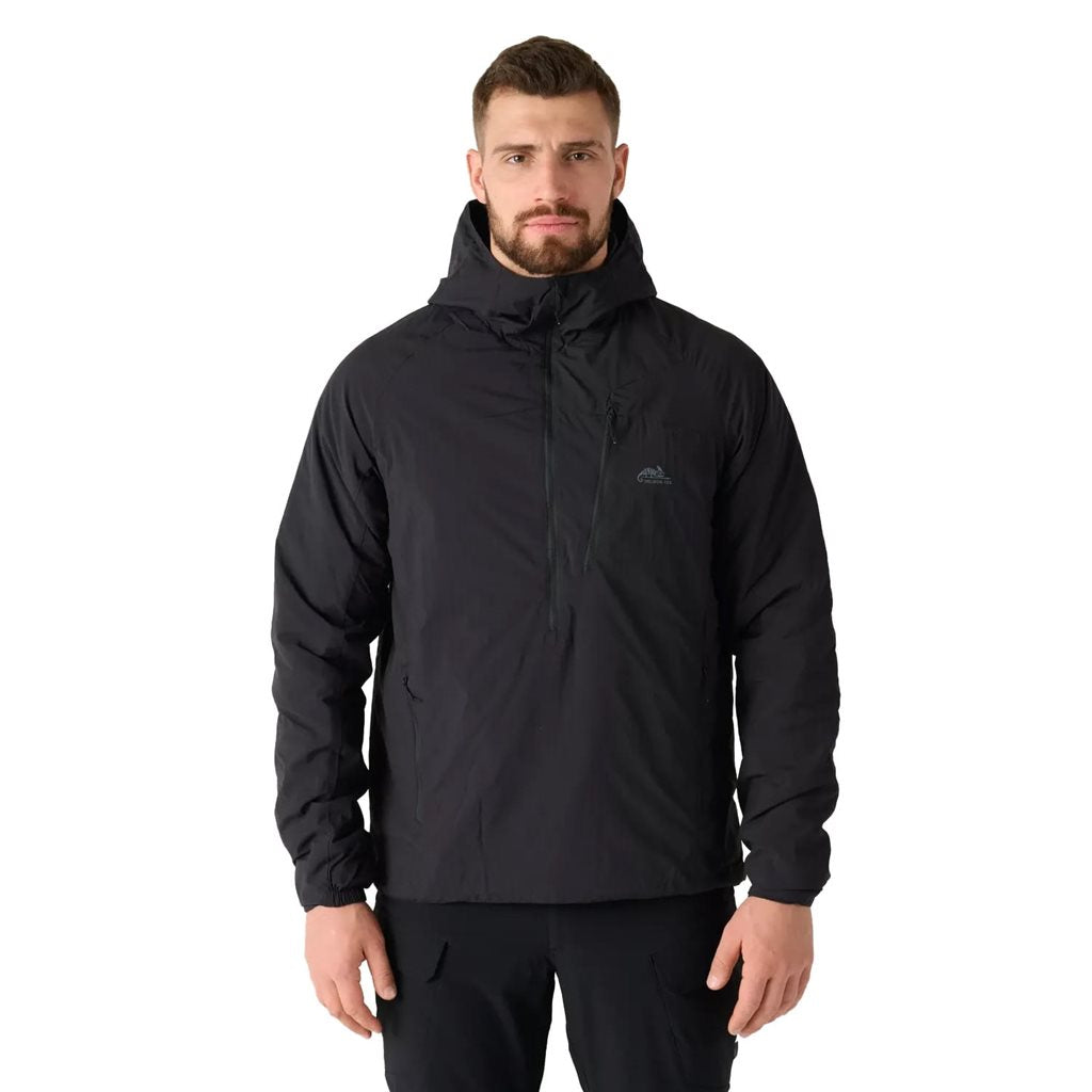 Chaqueta WOLFHOUND LITE con capucha en negro, vista frontal