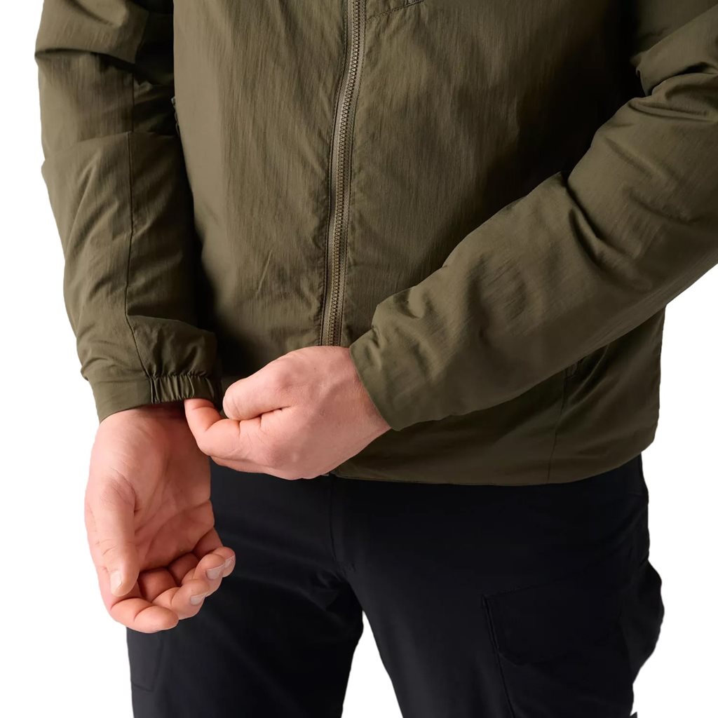 Chaqueta WOLFHOUND LITE KHAKI en color khaki, variante ligera y acolchada, vista frontal