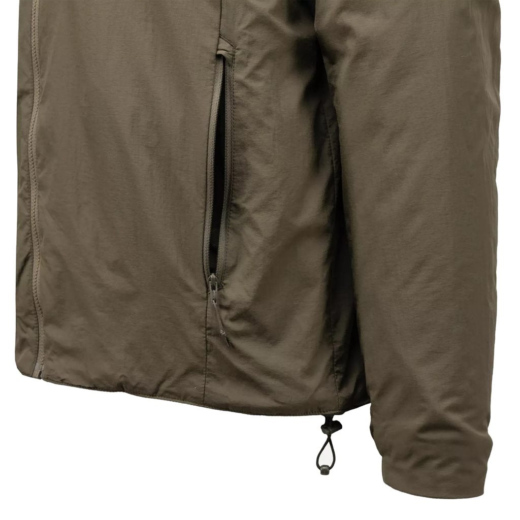 Chaqueta WOLFHOUND LITE KHAKI en color khaki, variante ligera y acolchada, vista frontal