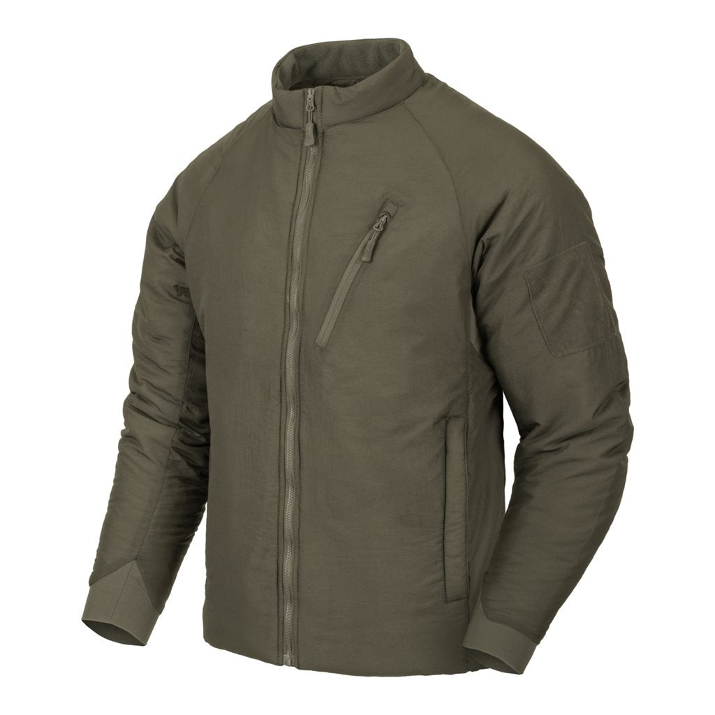 Chaqueta WOLFHOUND de HELIKON-TEX, ligera, plegable y muy cálida con aislamiento Climashield Apex y tejido WindPack Nylon