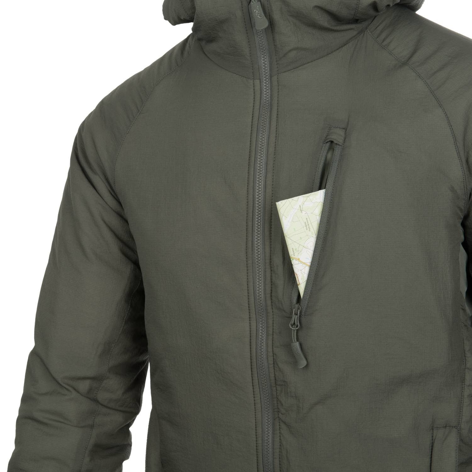 Chaqueta WOLFHOUND CLIMASHIELD APEX 67G negra con capucha