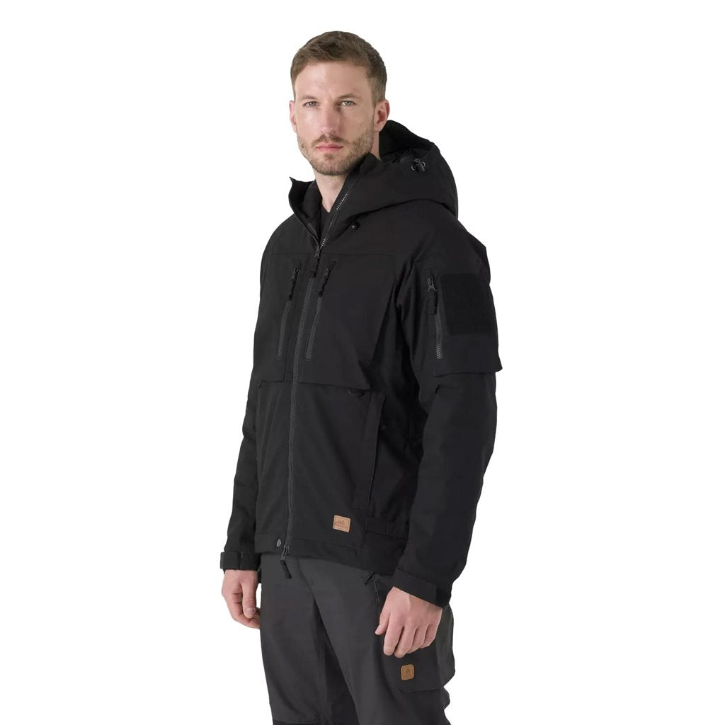 Chaqueta YUKON WER DuraCanvas® negra con capucha