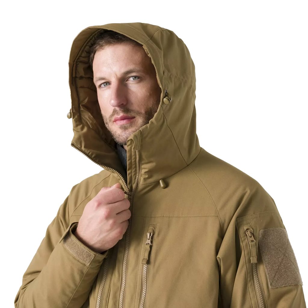 Chaqueta YUKON WER DuraCanvas COYOTE con capucha, color coyote