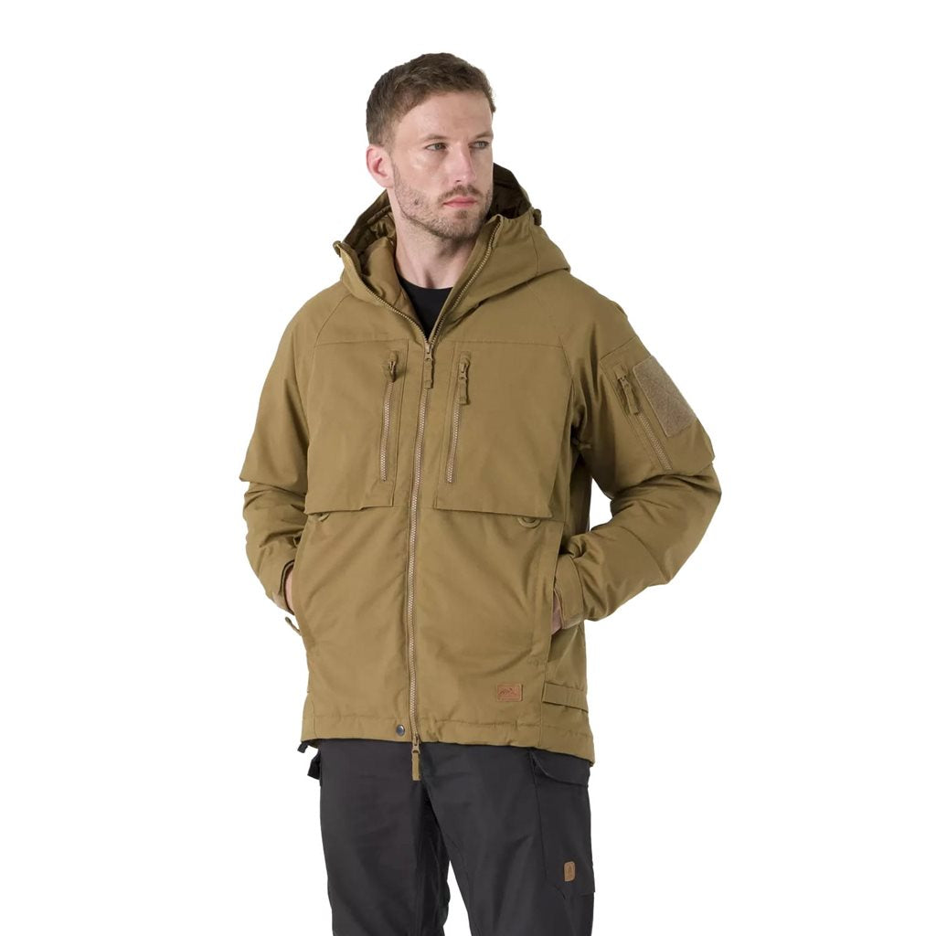 Chaqueta YUKON WER DuraCanvas COYOTE con capucha, color coyote