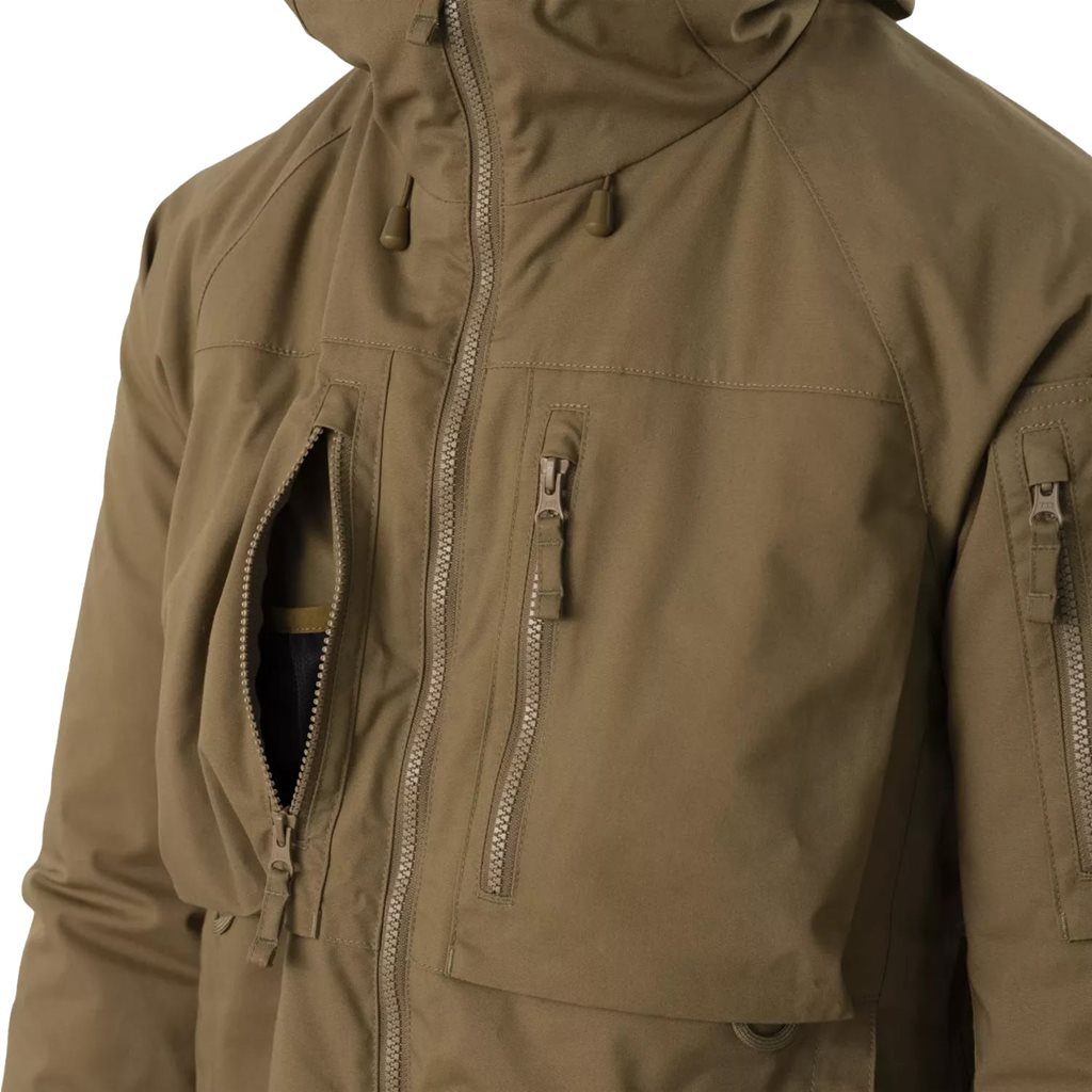 Chaqueta Yukon Winter DuraCanvas® negra con capucha