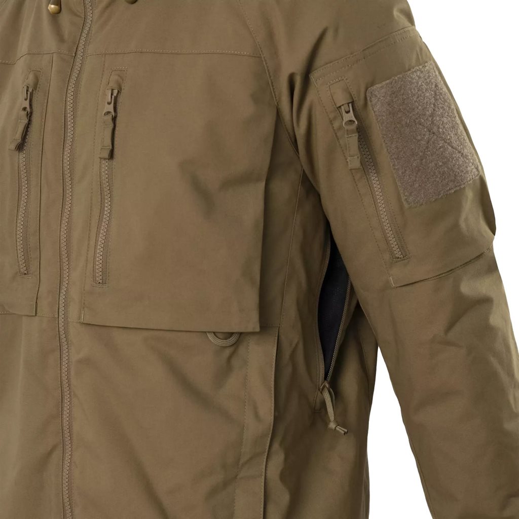 Chaqueta YUKON WER DuraCanvas COYOTE con capucha, color coyote