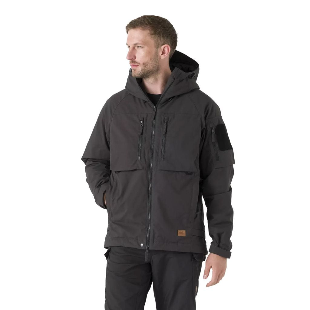 Chaqueta Yukon Winter DuraCanvas® negra con capucha