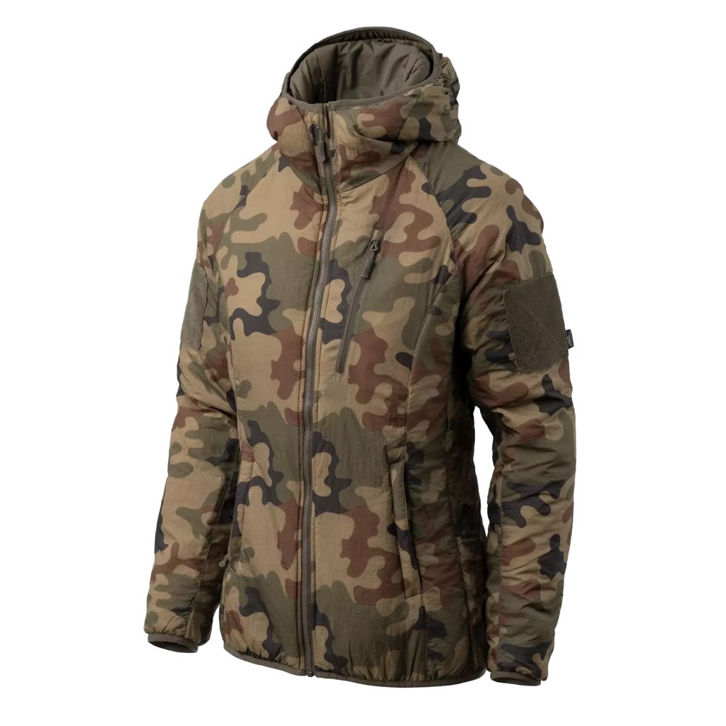 Chaqueta WOLFHOUND WOODLAND de mujer, Helikon-Tex, camuflaje woodland