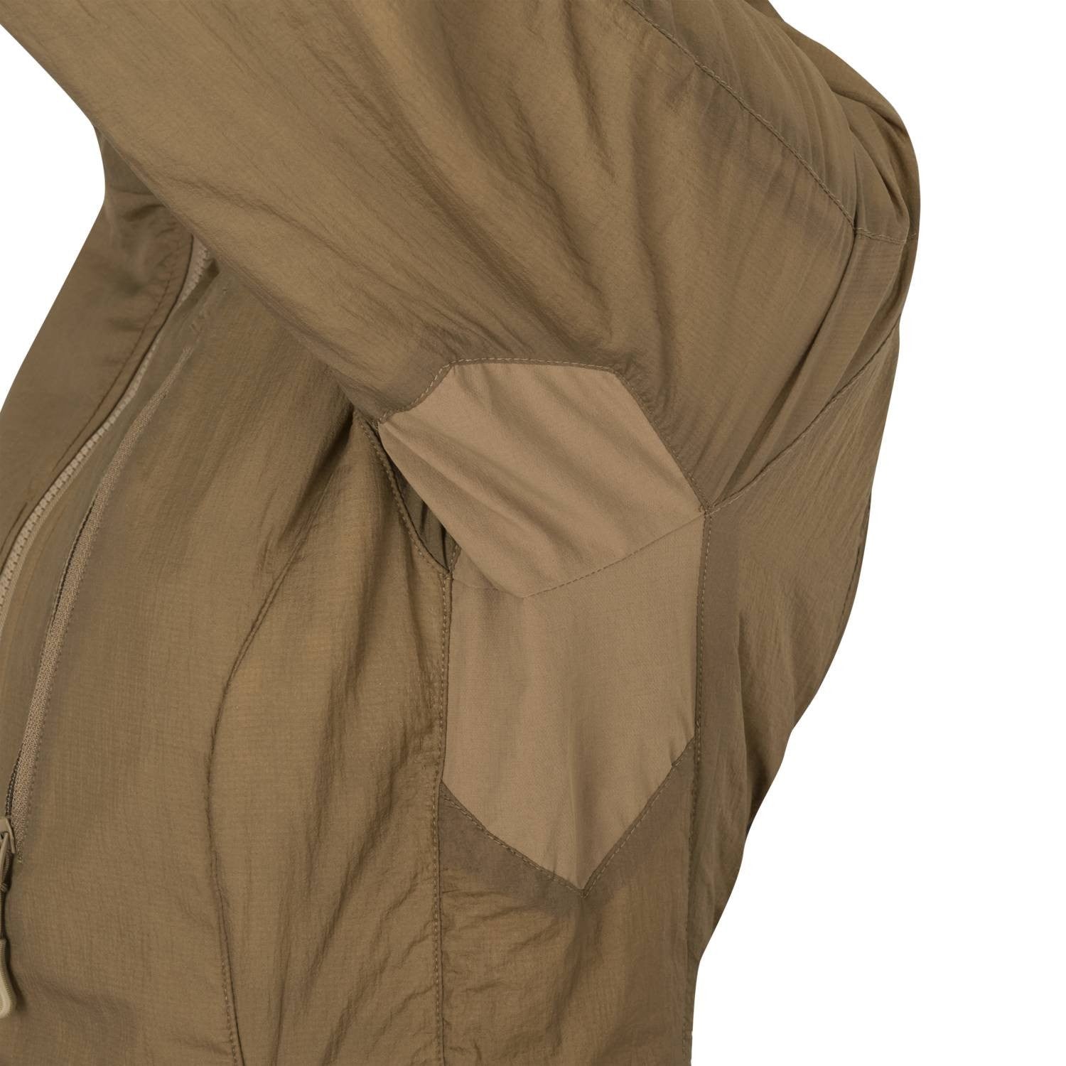 Chaqueta WOLFHOUND mujer negra Helikon-Tex ligera y plegable con Climashield Apex