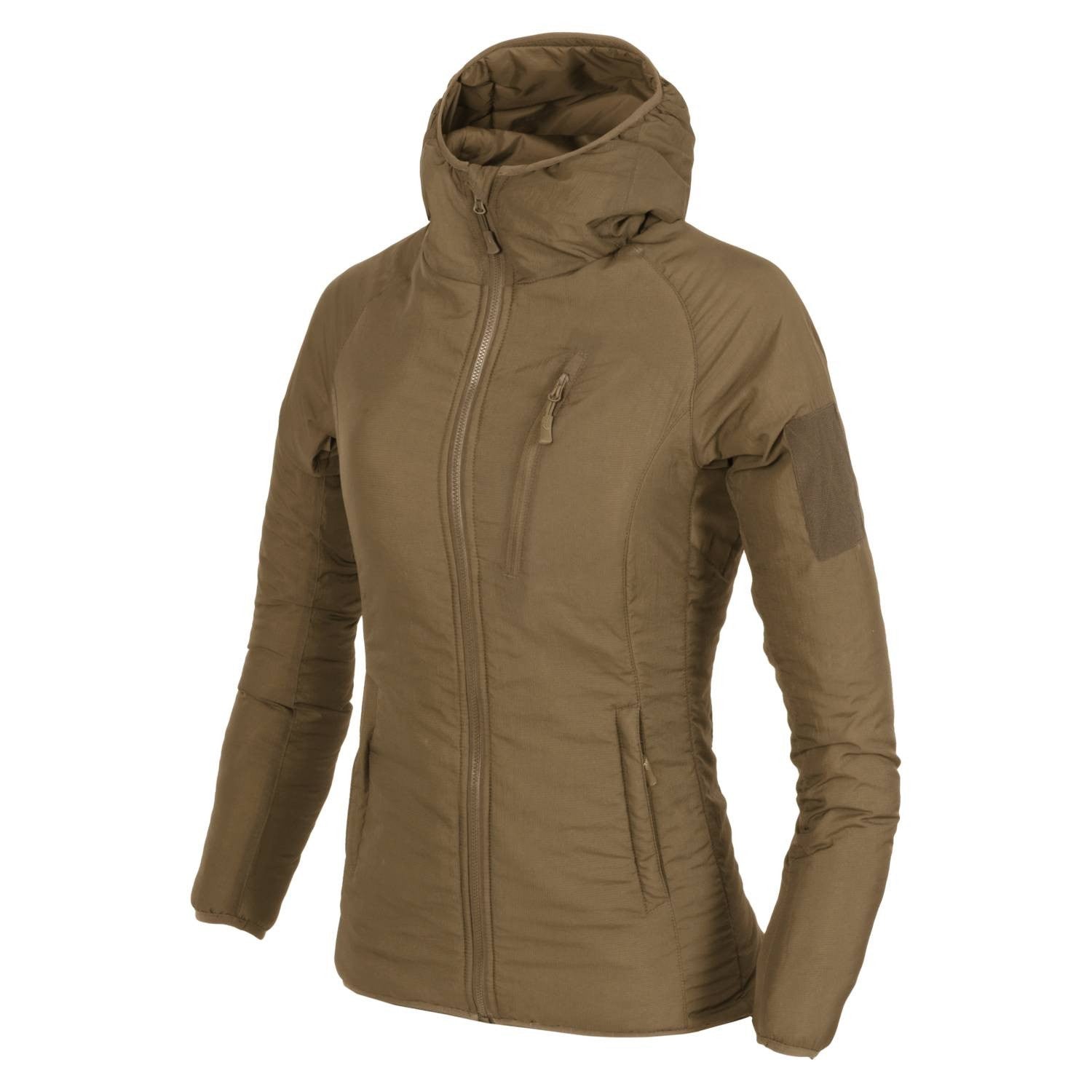Chaqueta WOLFHOUND COYOTE mujer Helikon-Tex ligera con aislamiento Climashield Apex