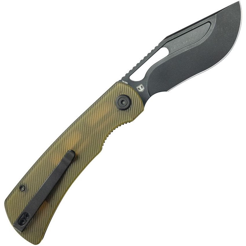 Navaja plegable GURKHA ULTEM BSW con hoja tipo kukri y mango ULTEM