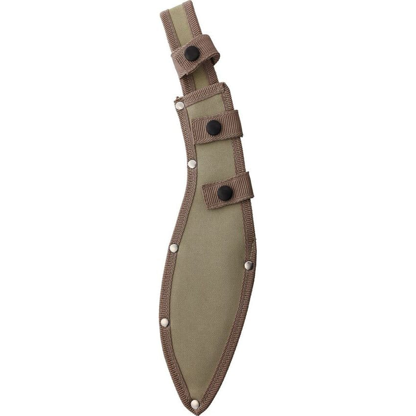 Machete kukri EXPAT JARACA en acero 1075HC con filo liso y funda