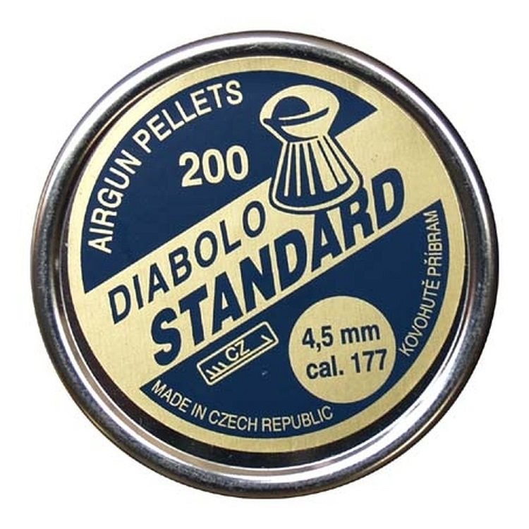 Diabolky STANDARD 4,5mm, paquete 200 unidades - balines categoría D