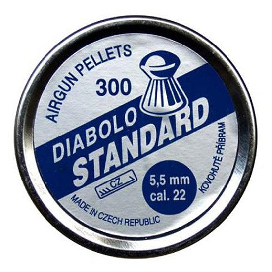 Balines STANDARD 5,5 mm (300 uds) — munición categoría D. Venta solo a mayores de 18 años