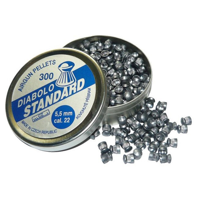 Balines STANDARD 5,5 mm (300 uds) — munición categoría D. Venta solo a mayores de 18 años