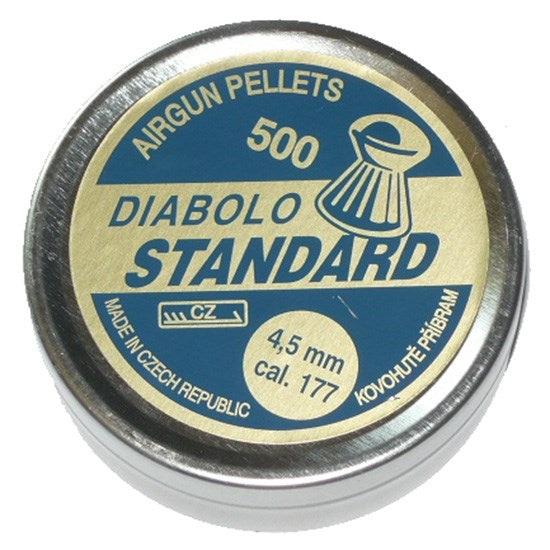 Diabolos STANDARD 4,5 mm (500 uds) - pack de balines