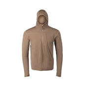 Sudadera funcional OCHSA DARK EARTH con cremallera, tejido 93,5% merino y 6,5% spandex, 300 g/m2