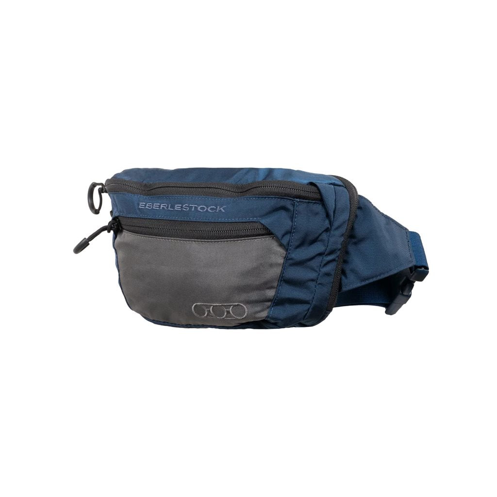 Riñonera BANDO azul cobalto para transporte EDC con compartimento trasero para pistola compacta
