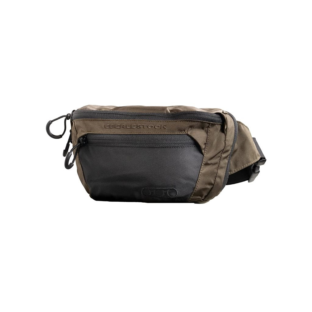 Riñonera BANDO azul cobalto para transporte EDC con compartimento trasero para pistola compacta