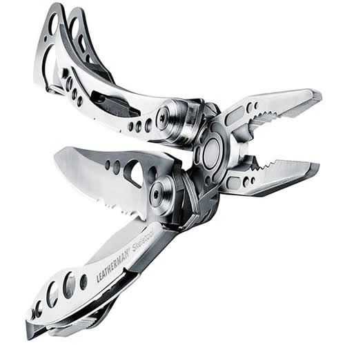 Multiherramienta plegable SKELETOOL con funda de nylon y puntas Phillips