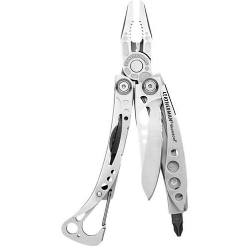 Multiherramienta plegable SKELETOOL con funda de nylon y puntas Phillips