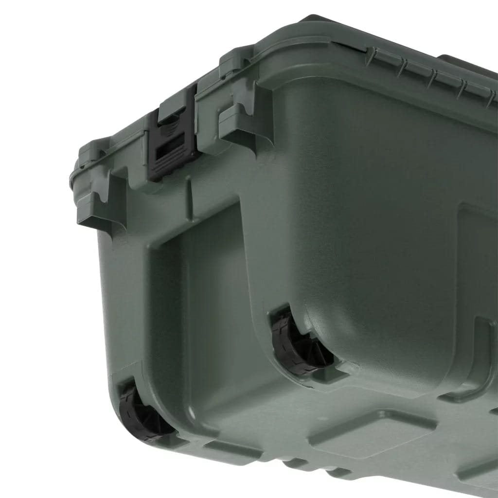Caja de transporte SPORT LOCKER 120 L de plástico verde con tapa