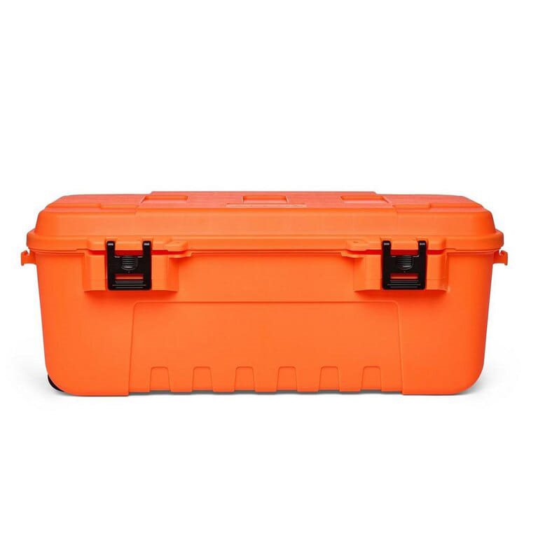 Caja de transporte plástico SPORTMAN'S TRUNK 102 L con tapa abatible y cierres laterales
