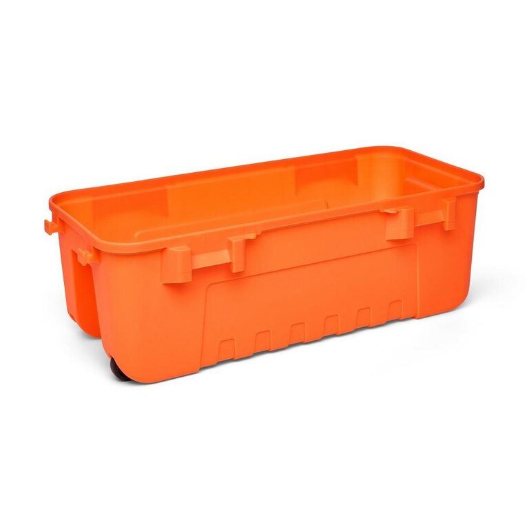 Caja de transporte plástico SPORTMAN'S TRUNK 102 L con tapa abatible y cierres laterales
