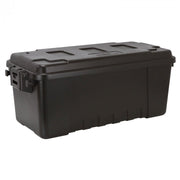 Caja de transporte plastico negra SPORTMAN'S TRUNK MEDIUM 64 l, 76x36x32 cm, tapa abatible asegurada