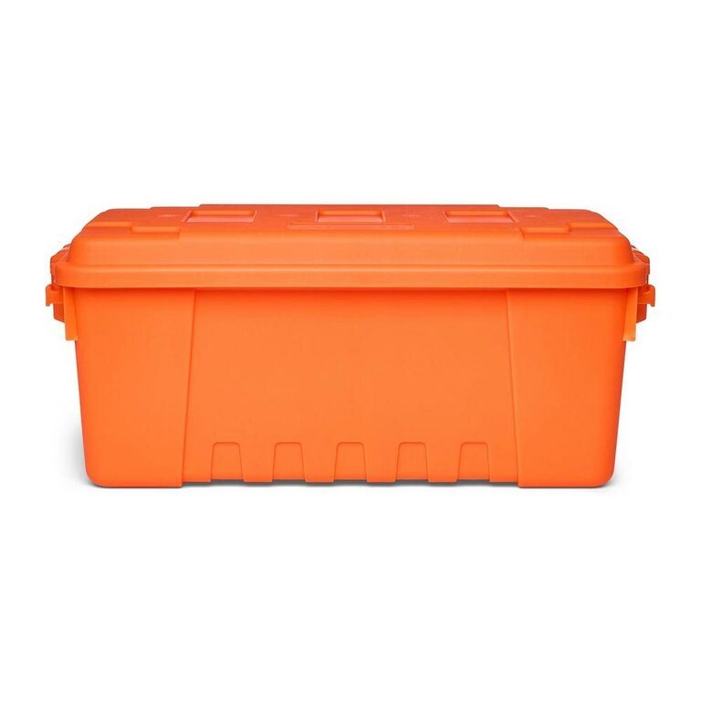 Caja de transporte plastico negra SPORTMAN'S TRUNK MEDIUM 64 l, 76x36x32 cm, tapa abatible asegurada