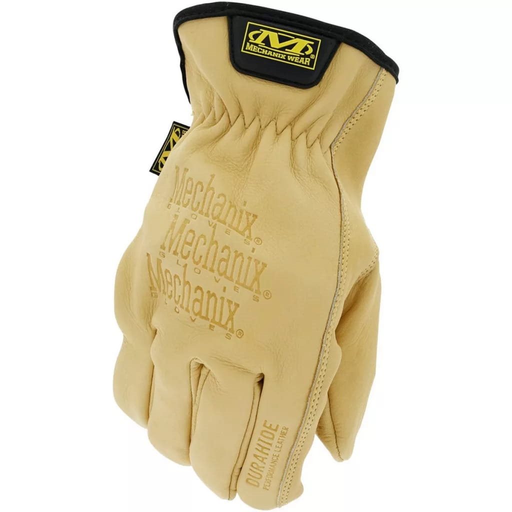 Guantes DURAHIDE Cow Driver marrón, cuero DuraHide con forro de fibra de vidrio
