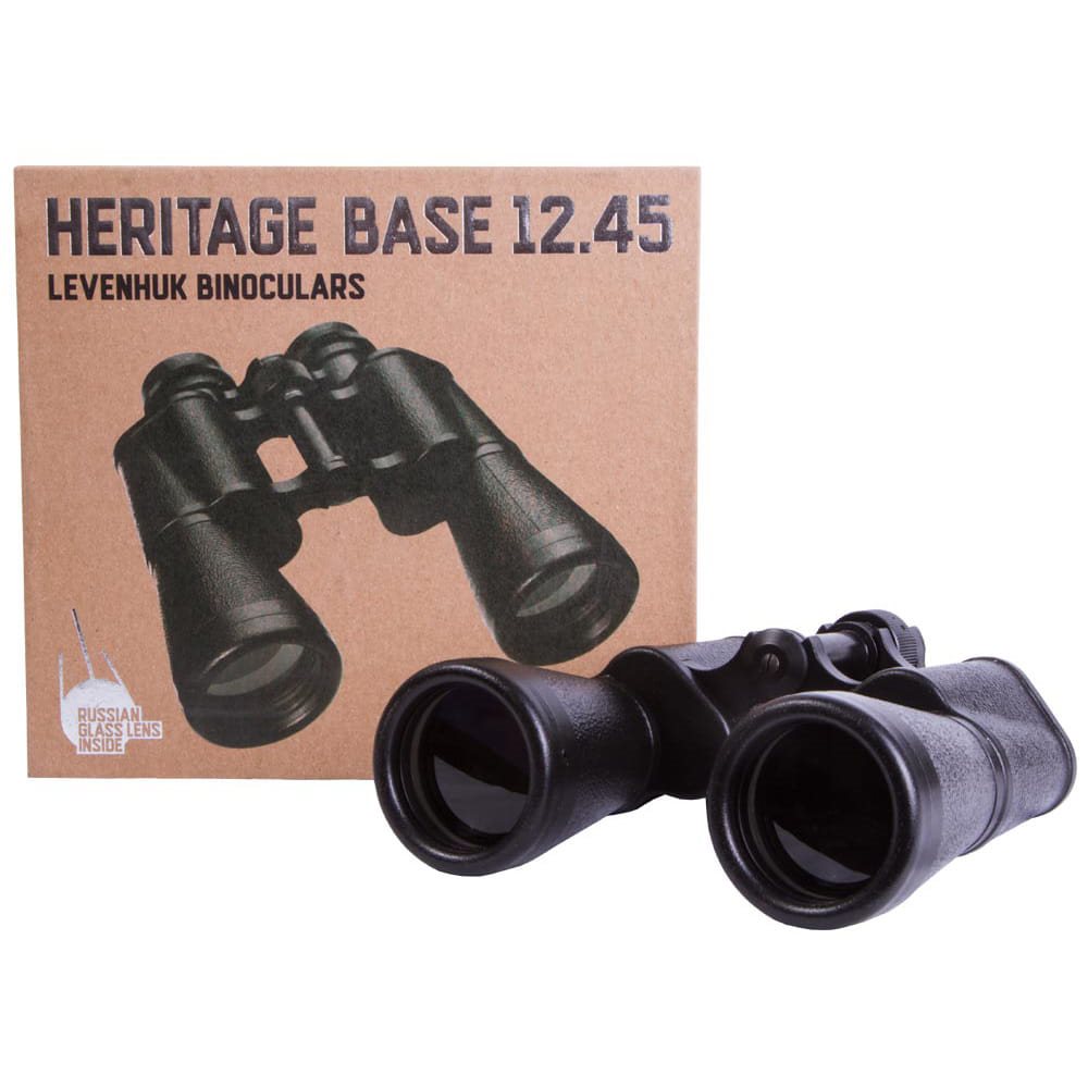 Binoculares Heritage BASE 12x45 retro, construcción metálica