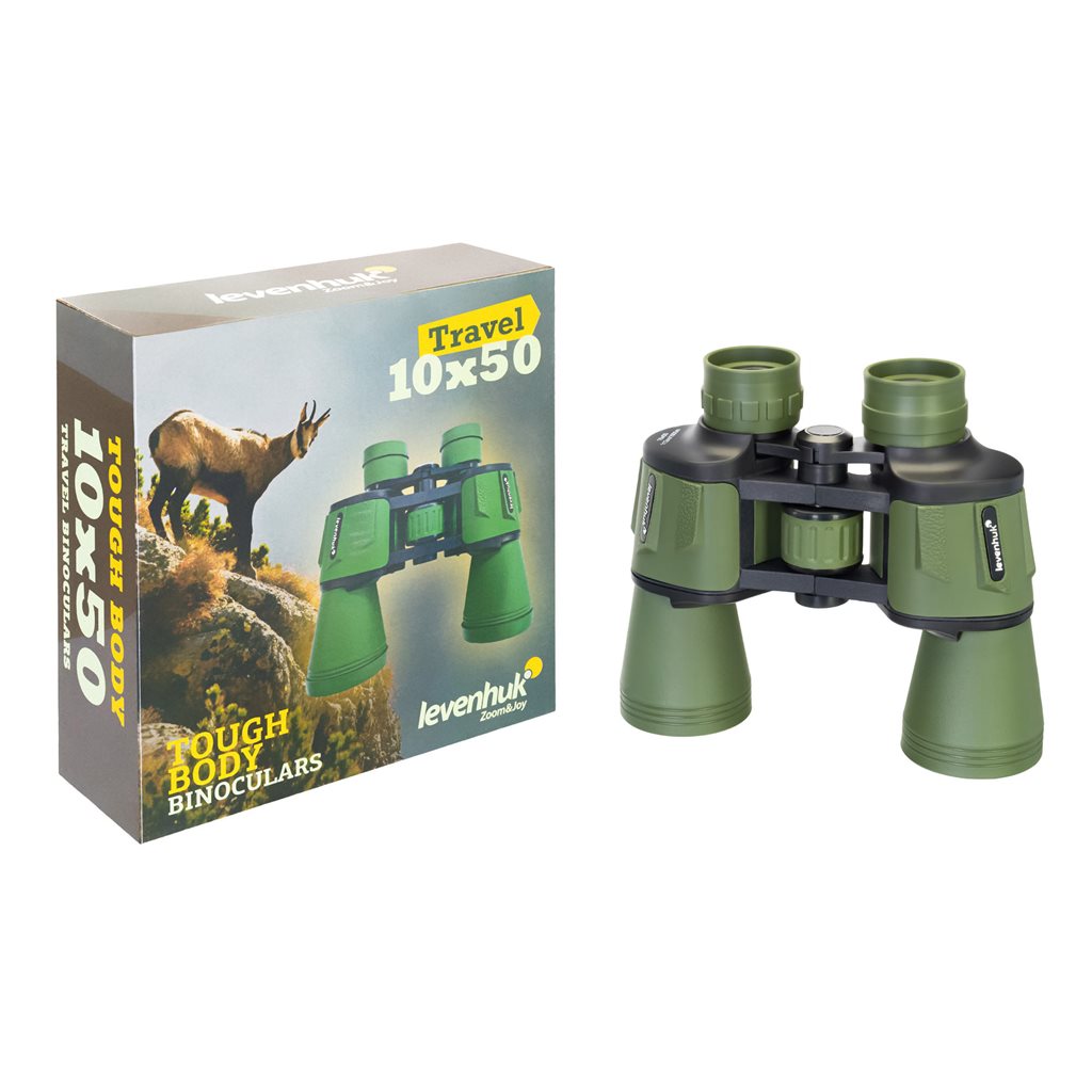 Prismáticos binoculares Travel 10x50 (vista delantera) - LE-79575
