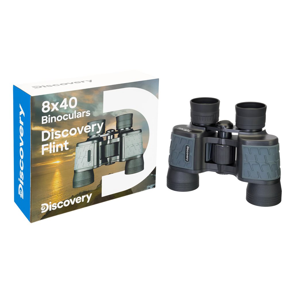 Prismáticos Discovery Flint 8x40 con prismas Porro y lente objetiva de 40 mm