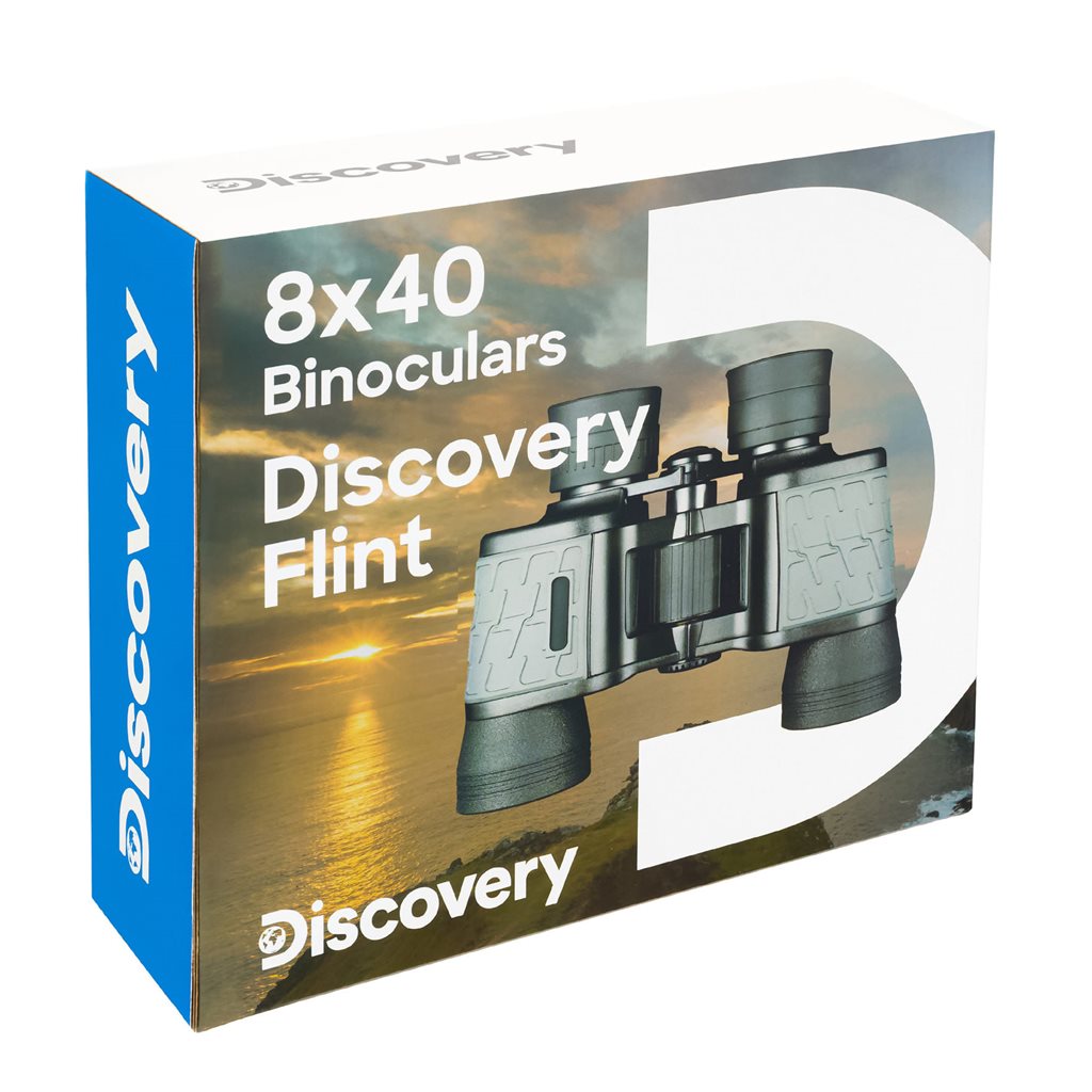 Prismáticos Discovery Flint 8x40 con prismas Porro y lente objetiva de 40 mm