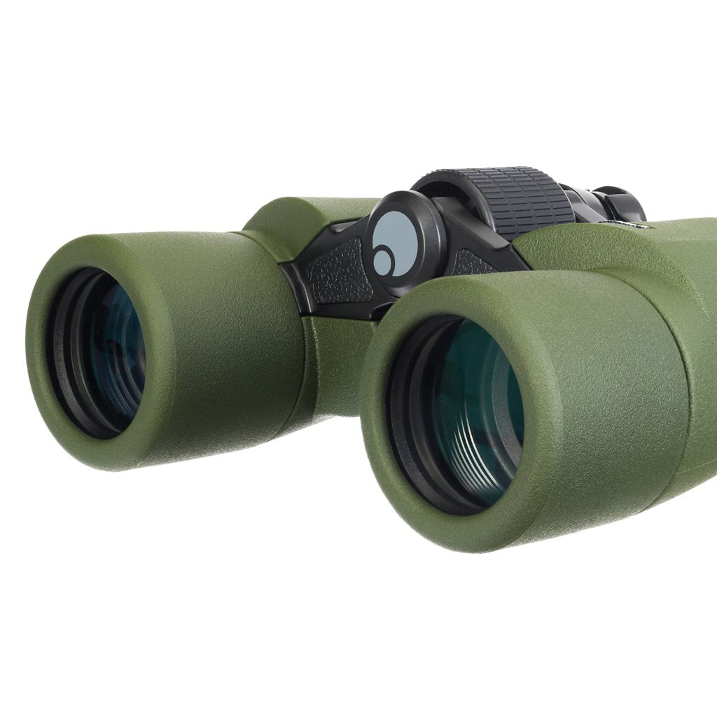 Prismáticos binoculares ARMY verdes 8x40 con retícula y telémetro