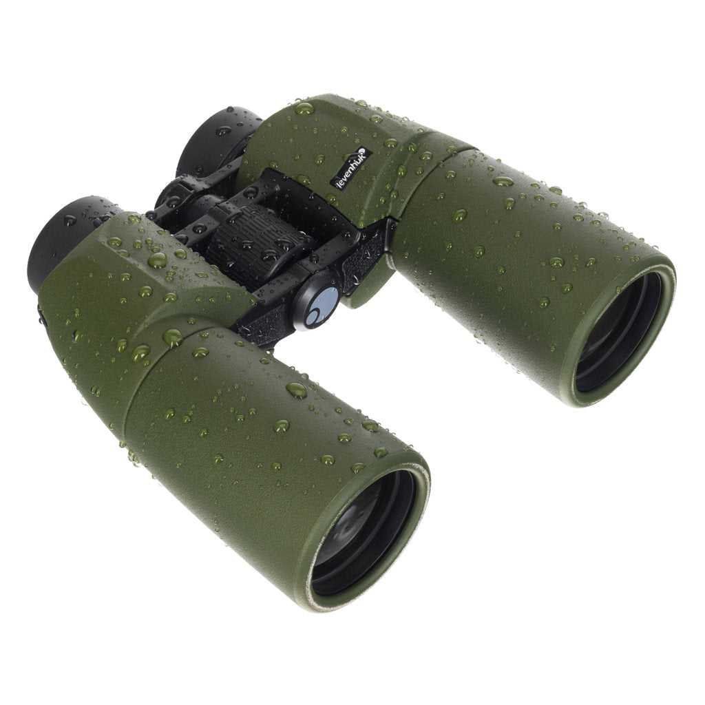 Prismáticos binoculares 10x50 verde militar LE-81934