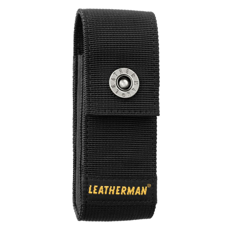 Funda Leatherman Nylon Black Large de nylon balístico negro para multitool, cierre remache y sujeción al cinturón