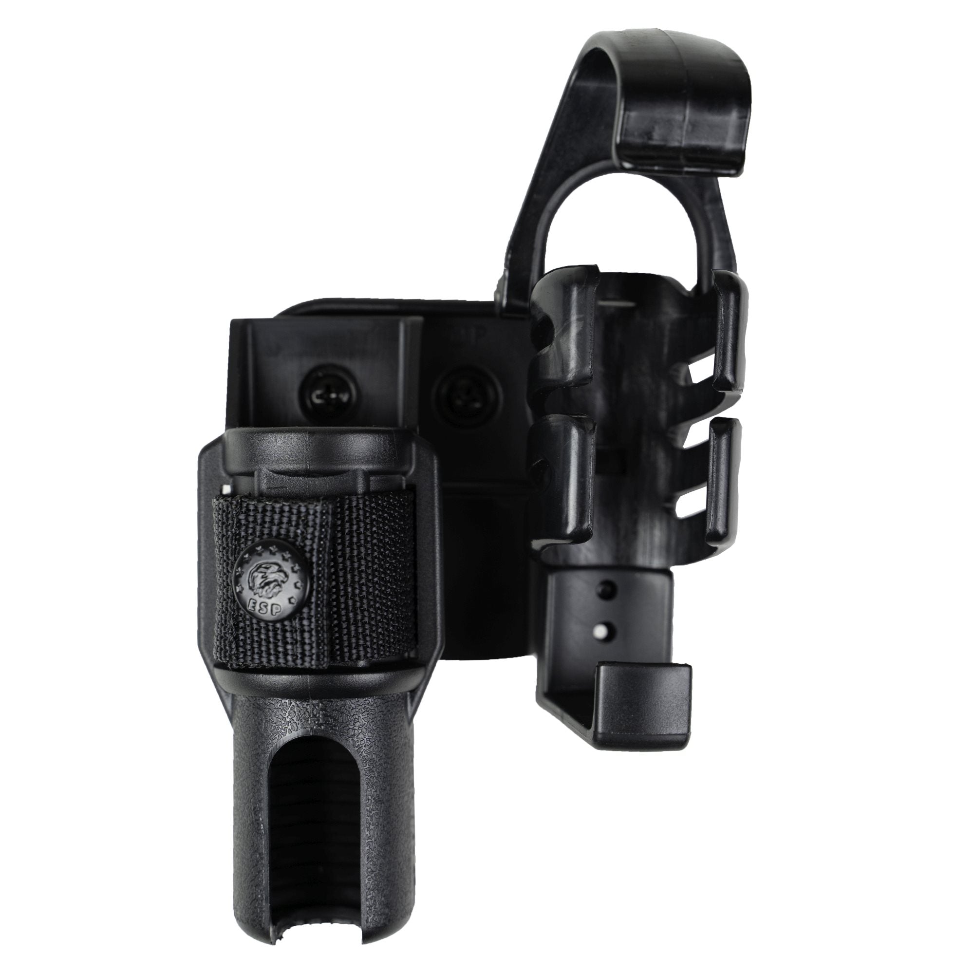 Funda giratoria de plástico para linterna LH-04 y spray SHT-04 con clip y adaptador