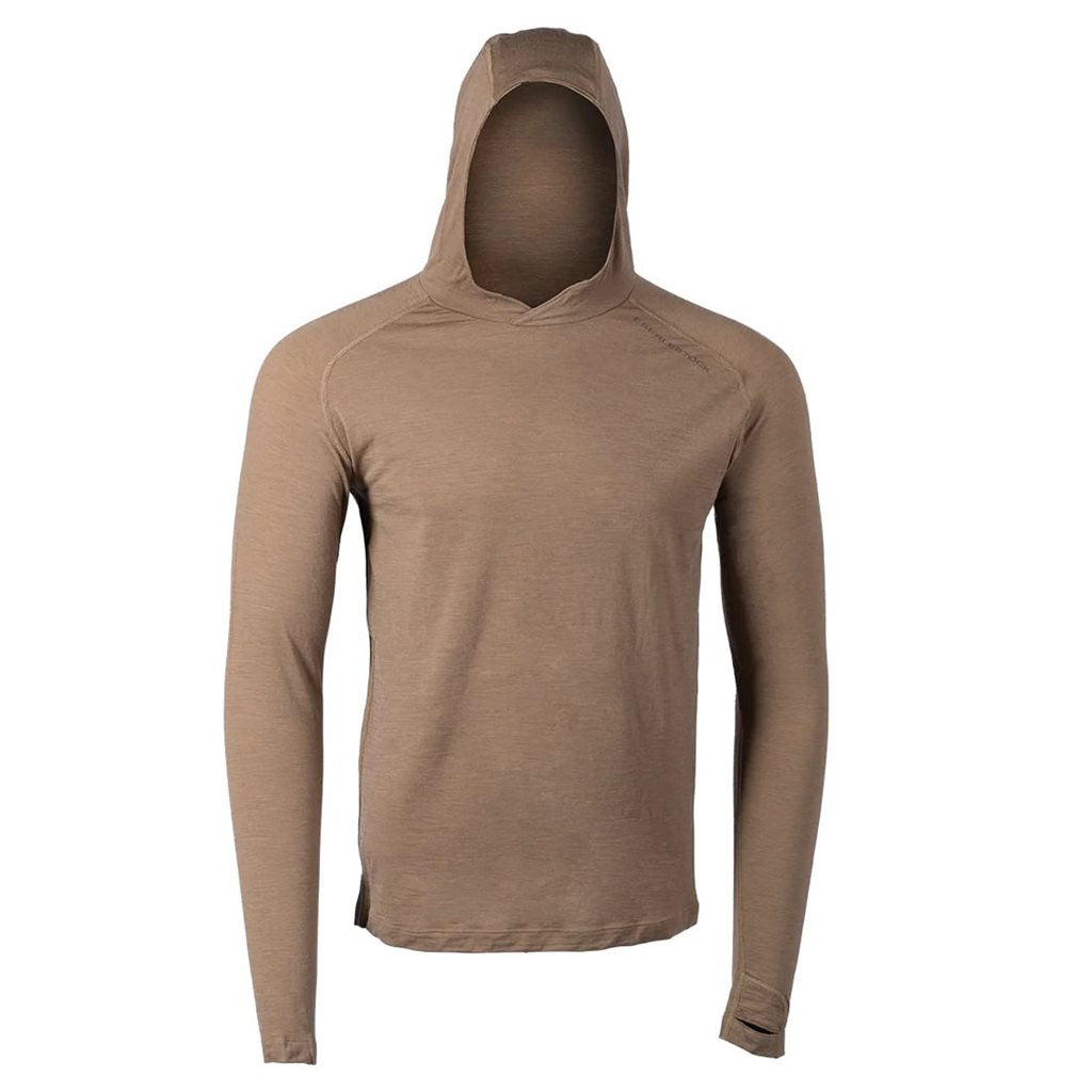 Sudadera técnica OCHSA MERINO DARK EARTH 95% merino 5% spandex 180 g/m2