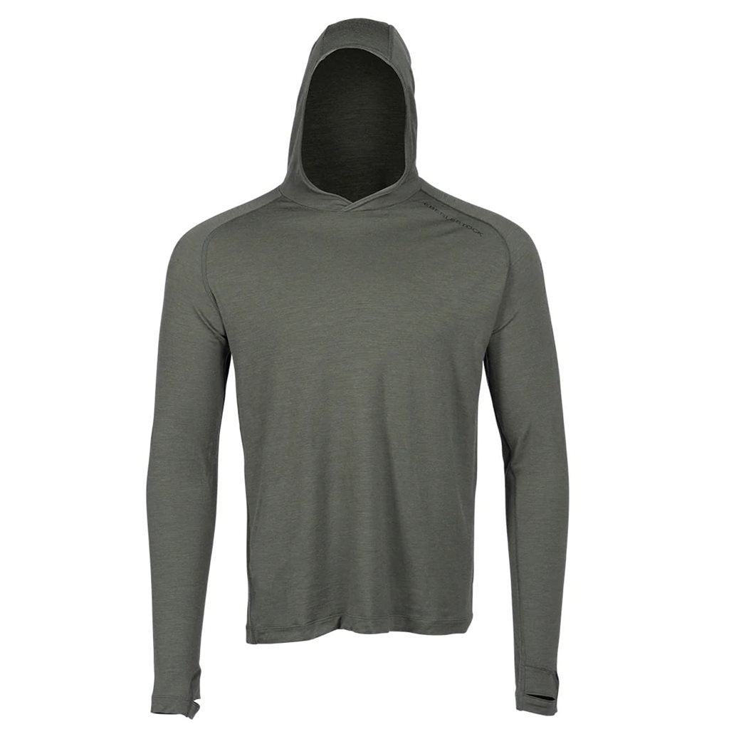 Sudadera técnica LOCHA Merino gris 95% merino 5% spandex 180 g/m2