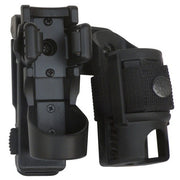 Funda giratoria MOLLE doble para linterna y spray en plástico con adaptador LHU-14/SH-14