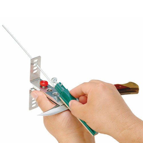 Afilador LANSKY 3 Standard con sistema de mordaza patentado y piedras codificadas por colores