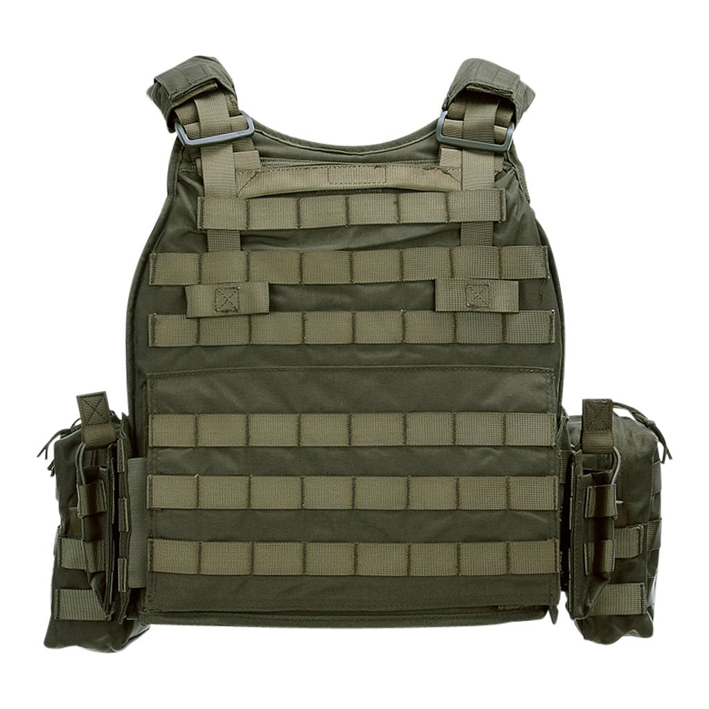 Chaleco táctico RANGER con bolsillos MOLLE, color negro