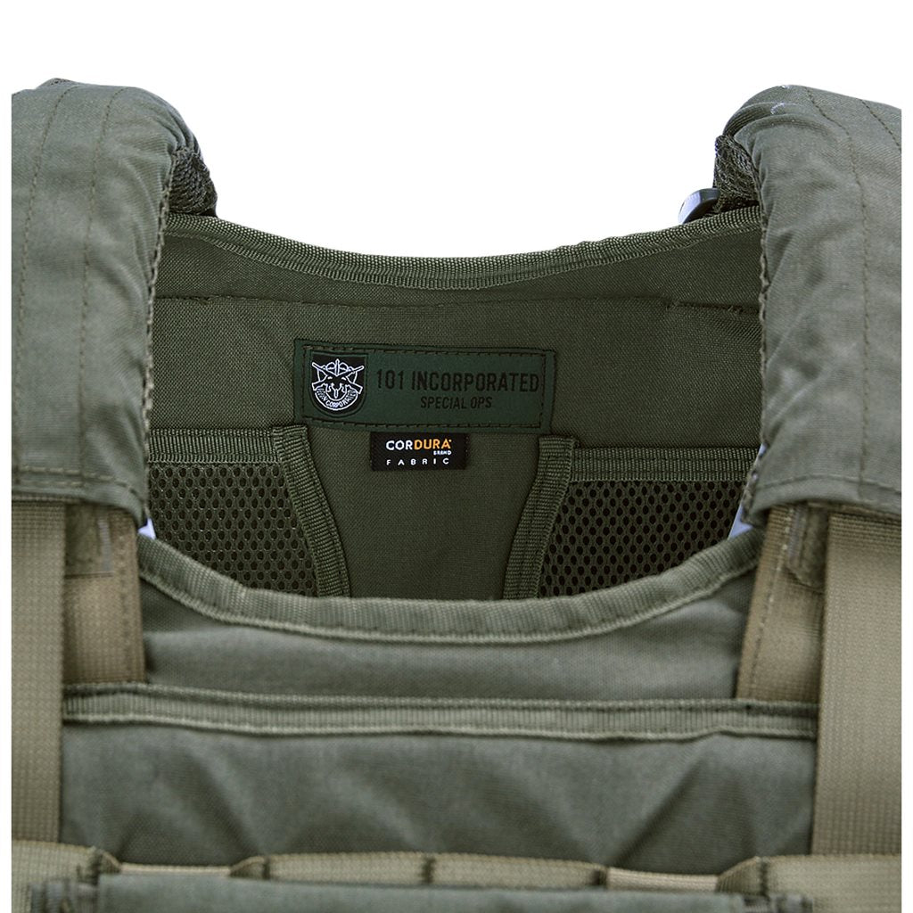 Chaleco táctico RANGER con bolsillos MOLLE, color negro